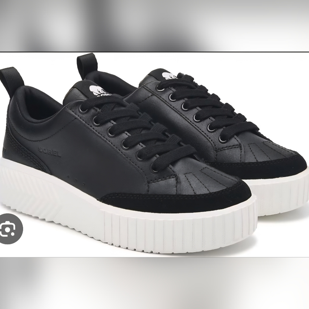 Sorel Black and White Casual Sneakers